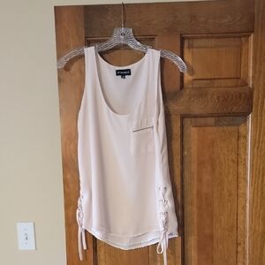 Women's Sleeveless Top with Lace-Up Sides